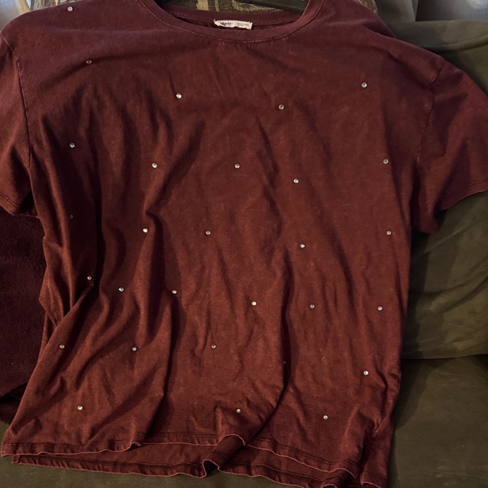 Edge Maroon Casual Tee